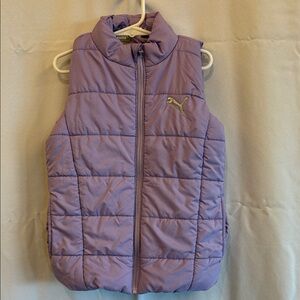 Kids Size 5/6 Puma Lavender Puffer Vest